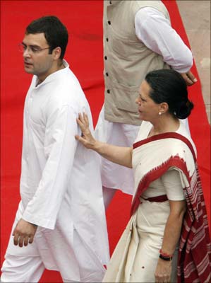 Rahul Gandhi and Sonia Gandhi
