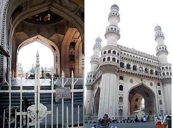 Gates of Charminar were locked up