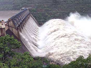 The Srisailam Dam