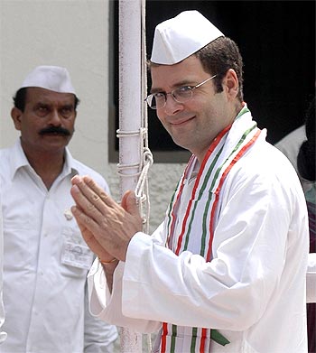 Rahul Gandhi in Allahabad.