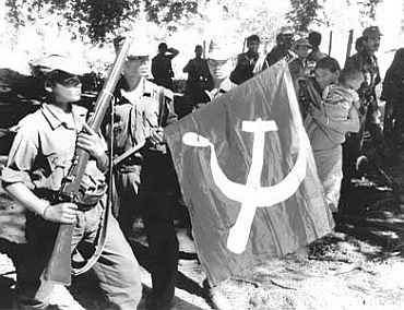 A file photograph of Naxalites