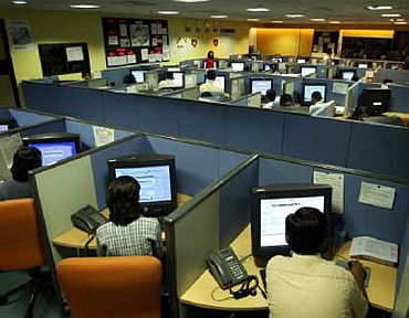 A call centre in Gurgaon