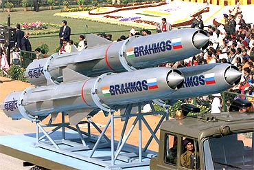 India's BrahMos supersonic cruise missiles, jointly developed with Russia, have a range of 290 km