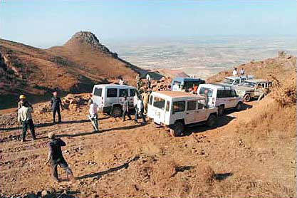 A mining site in Bellary