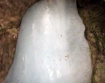 File photo of the highly revered ice lingam