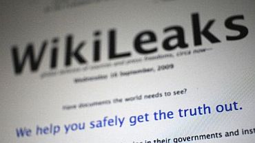 Another screenshot of the WikiLeaks website