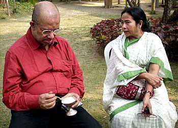 Kabir Suman with Mamata Banerjee