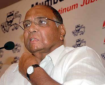 Agriculture Minister Sharad Pawar