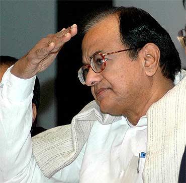 Home Minister P Chidambaram