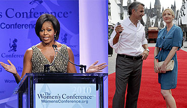 Michelle Obama and J K Rowling
