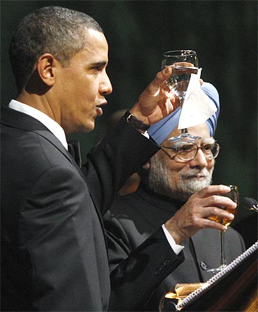 Manmohan Singh is someone whose opinion Barack Obama respects tremendously