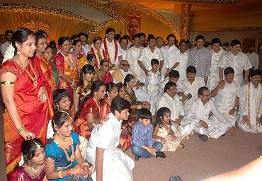 Karunanidhi Family Marriage Photos