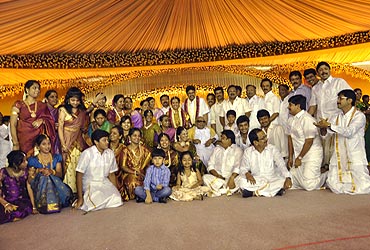 Four generations of the Karunanidhi family
