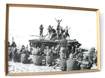 A scene from the Battle of Laungewala