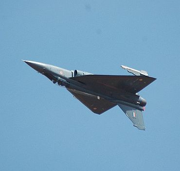 The HAL Tejas conducting an inverted pass shown here is an example of Fly-by-wire control