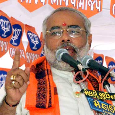 Gujarat Chief Minister Narendra Modi.