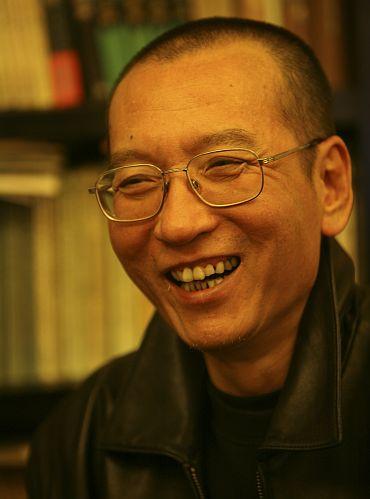 Chinese dissident Liu Xiaobo is seen in this undated photo released by his family on October 3