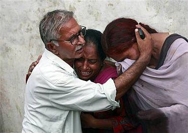 A family in grief