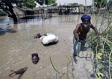 Villagers calling out for rescue