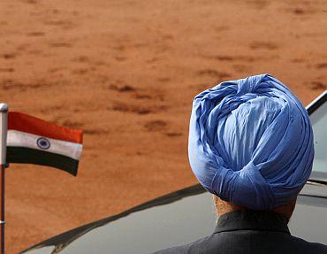 Dr Singh at Rashtrapati Bhavan