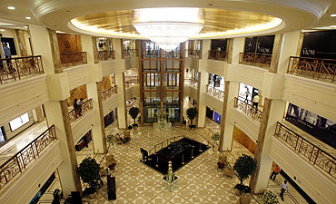 A general view of the Emporio mall in New Delhi