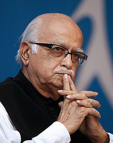 L K Advani, architect of the BJP's Ram Janambhoomi movement