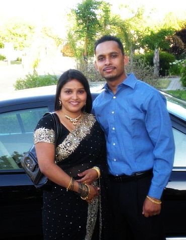 File photo of Reshma and Pallipurath soon after marriage