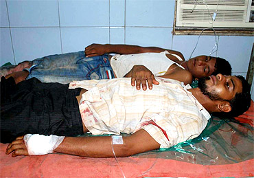 People injured in the police firing treated in Ratnagiri Civil Hospital