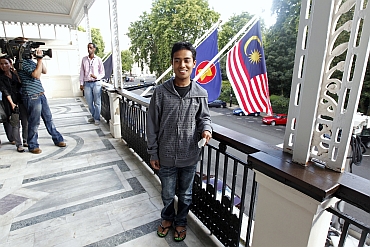 Ashraf Rossli at the Malaysian High Commission in London