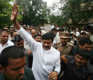 Telugu actor turned politician and Praja Rajyam Party chief K Chiranjeevi on August 22 joined the Andhra Pradesh Congress