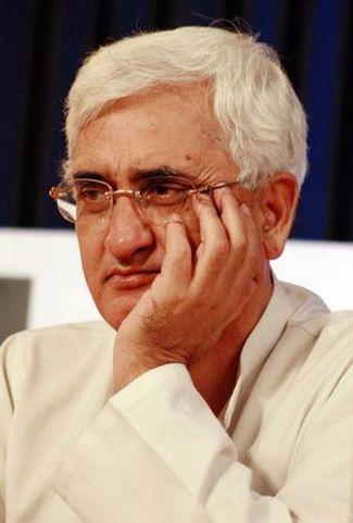 Law Minister Salman Khurshid