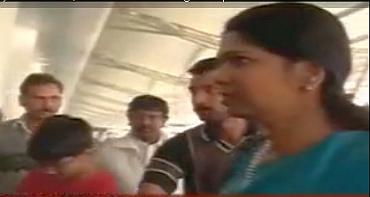 DMK MP Kanimozhi returned to Chennai on Saturday