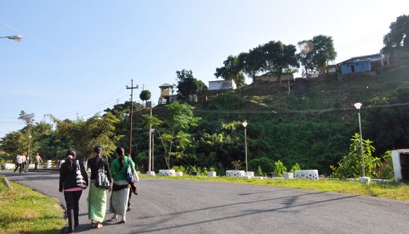 Manipur University is probably India's only university with an army camp on campus