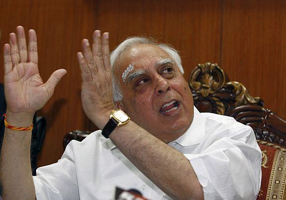 Union Minister Kapil Sibal