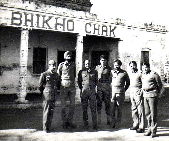 Brigade headquarters staff at Bhikhoo Chak