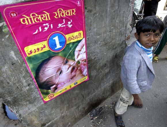 Polio Ravivaar poster. Courtesy: Rediff