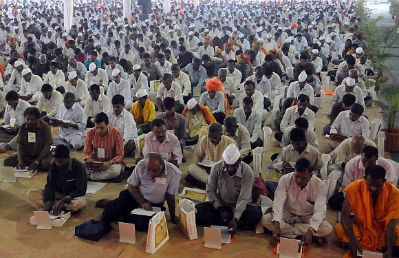 Seating arrangements have been made for more than 15,000 devotees at the festival