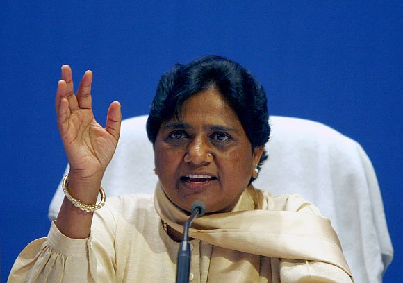 Survey stated the UP CM Mayawati's BSP will only get 117 seats, a massive drop from their 2007 tally of 206