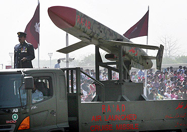 Pakistan's nuclear-capable air-launched Ra'ad cruise missile