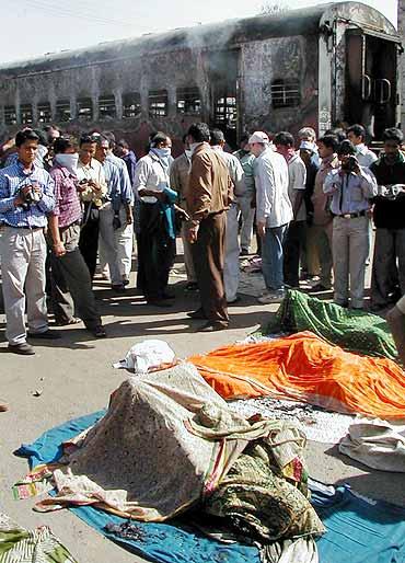 A file photo of the Godhra carnage site