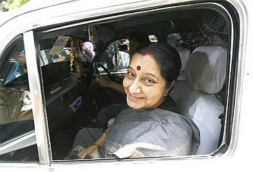Leader of the Opposition Sushma Swaraj