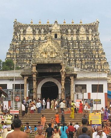 The Padmanabhaswamy temple in Thiruvananthapuram