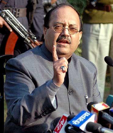 Lokmanch Party chief Amar Singh