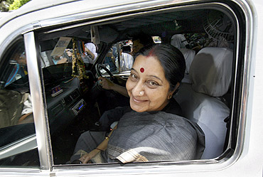 BJP leader Sushma Swaraj