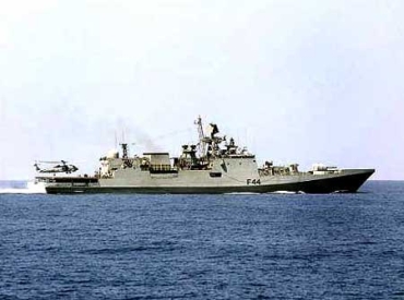 File photo of INS Tabar, which is taking on Somali pirates in the Gulf of Aden