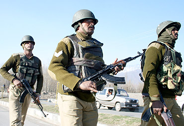 Security personnel at the encounter site