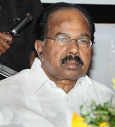 Minister of Corporate Affairs Veerappa Moily