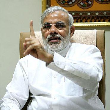 Gujarat Chief Minister Narendra Modi