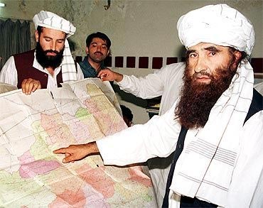 Militants belonging to the Haqqani network