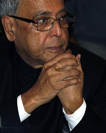 Finance Minister Pranab Mukherjee